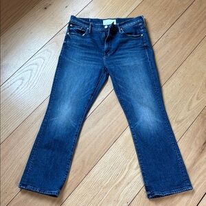 MOTHER The Insider Ankle Bootcut Jeans “Where The Sun Don’t Shine” Size 30